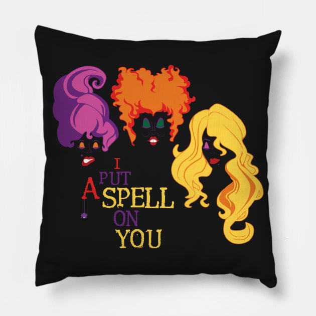 Sanderson Sisters Spell Pillow by ChristopherDesigns