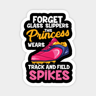 Sporty Woman Princess Wear Spikes Funny Magnet