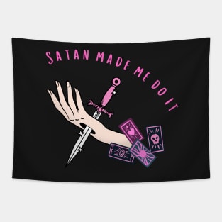 Satan made me do it Tapestry