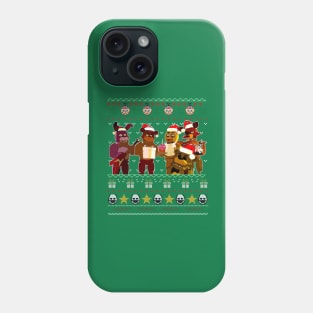 Holidays With Five Night at Christmas style ugly Phone Case