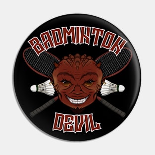 Badminton Devil Pin