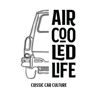 Aircooled Life Type 3 Square Back - Classic Car Culture T-Shirt