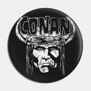 Heavy Metal Barbarian Pin