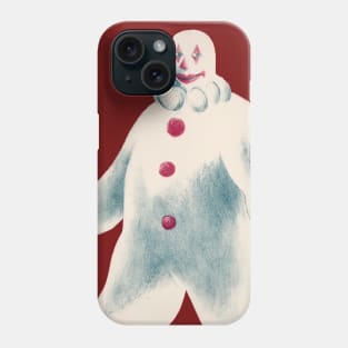 Creepy Clown Drawing Phone Case