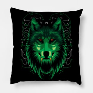 wolf nature Pillow