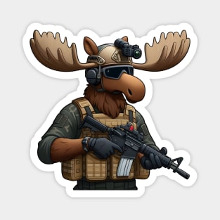 Tactical Moose Magnet