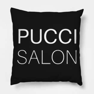 Pucci Salon logo Pillow