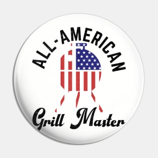 All-American Grill Master T-Shirt Pin