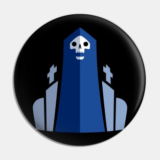 Grim Reaper Graveyard Pin