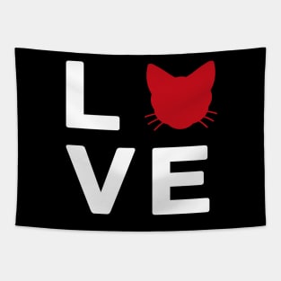 Love Cat T Shirt Tapestry