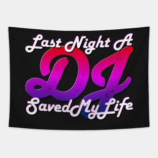 1980's Series: Last Night a DJ Saved My Life Tapestry