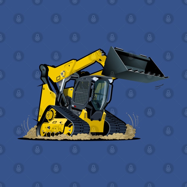 Cartoon skid steer by Mechanik