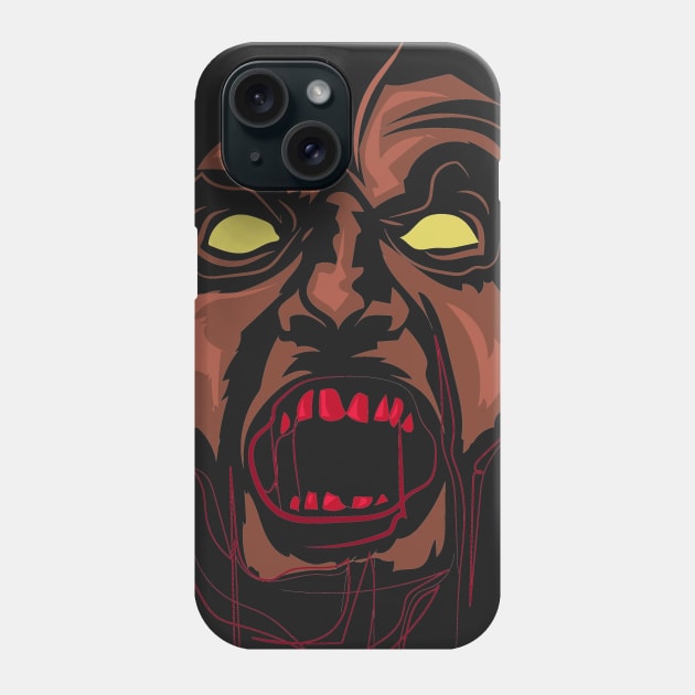 Scary Zombie Halloween Costume Phone Case by SolarFlare