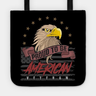 American Eagle Head Veteran Vector Tote