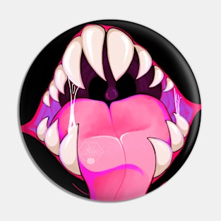 Neon Monster Mouth Pin