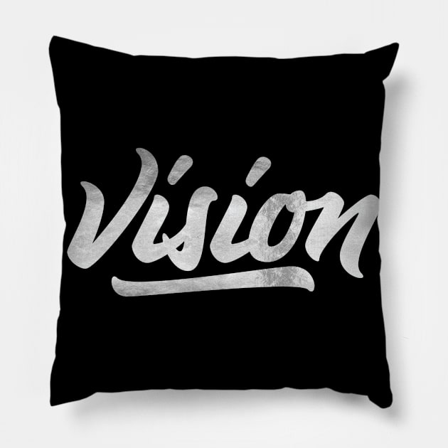 Motivation Vision Pillow by Creative Has