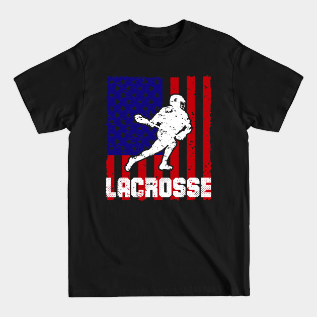 Disover lacrosse,lacrosse usa flag,lacrosse t-shirt,lacrosse gifts - Lacrosse - T-Shirt