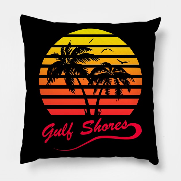 Gulf Shores Pillow by Nerd_art