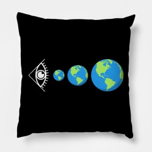 Earth Within an Eyeball Pillow