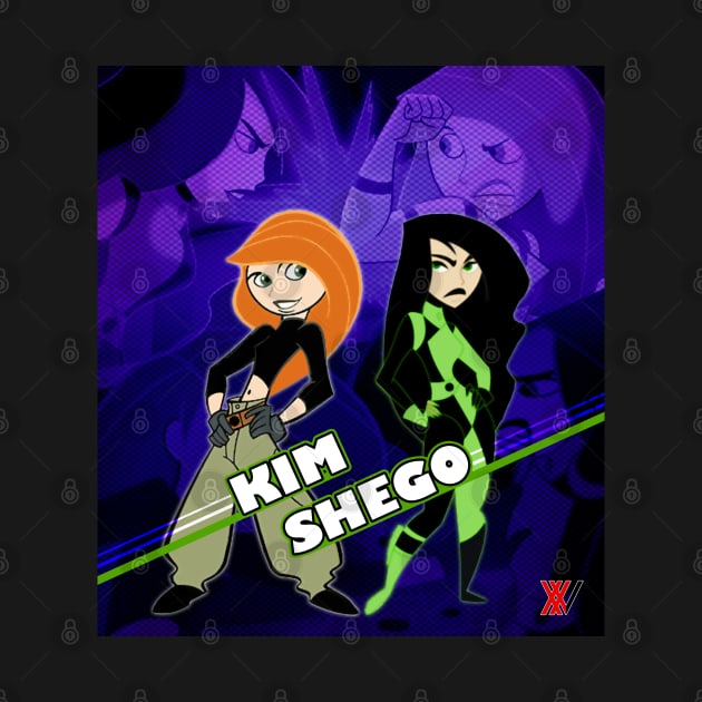 Kim x Shego | Kim Possible by Vizewls