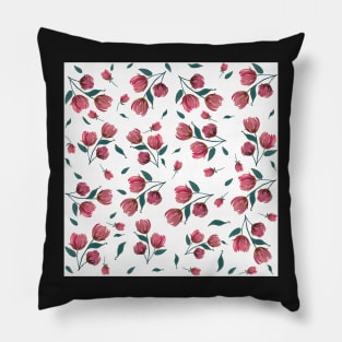 Painted Flowers Pillow