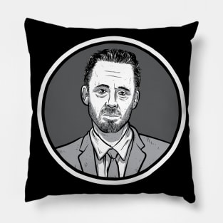 Jordan Peterson (Shades of Grey) Pillow