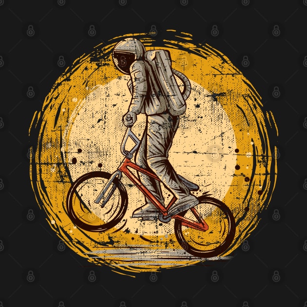 BMX LIFE Gift/ Astronaut freestyle/ bmx bike Gift by UranusArts