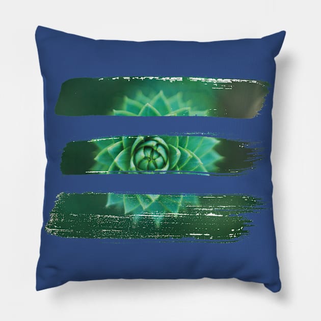 Modern Succulent I Pillow by Seven Trees Design