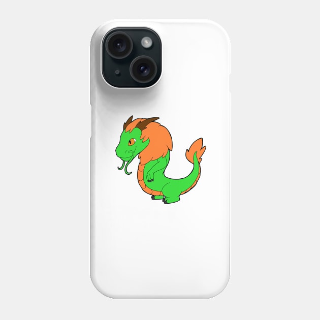 Green Chinese Dragon Phone Case by Adastumae