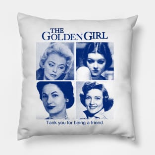 Retro Golden Girls Pillow