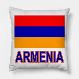 The Pride of Armenia - Armenian Flag Design Pillow