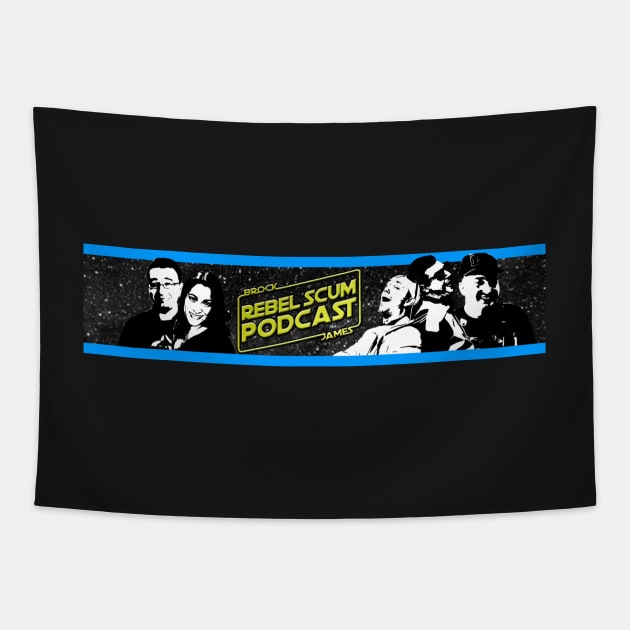 The Rebel Scum Podcast Crew Tapestry by Rebel Scum Podcast