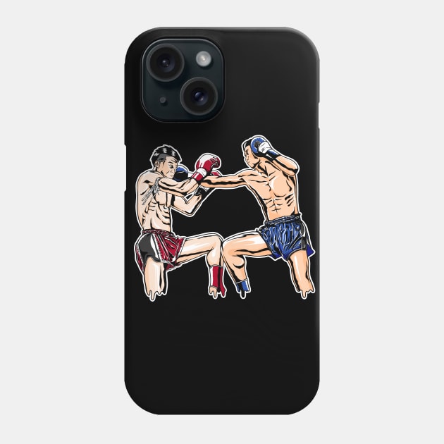 Thai boxing Phone Case by jjsealion