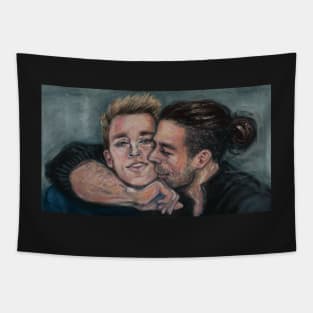 Headlock Hug Tapestry