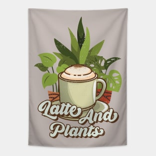 coffee and plants Tapestry