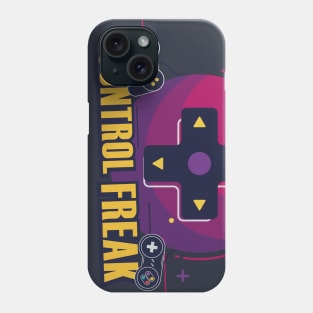 Control Freak joystick video game Phone Case