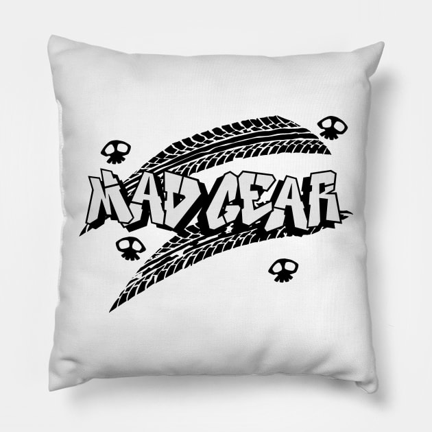 Mad Gear - Abigail Pillow by SuperPixelDude