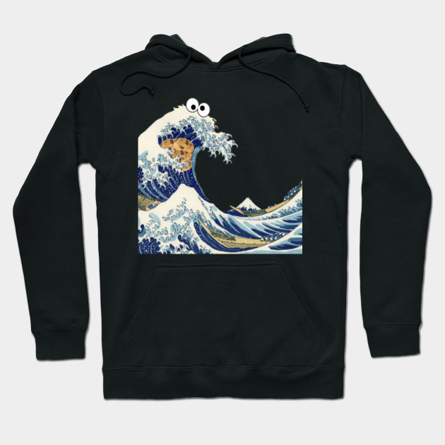 cookie monster wave hoodie