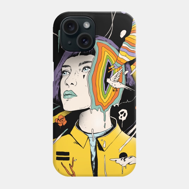 The Overthinker Phone Case by normanduenas