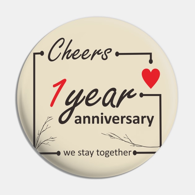 Anniversary (Special Design) Pin by ezhar.v.b