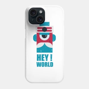 hey world how's people Phone Case