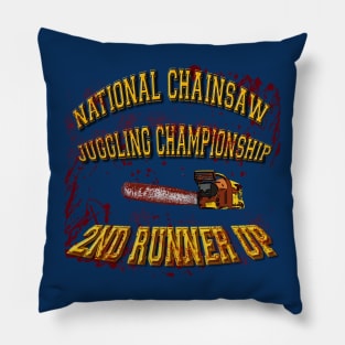 National Chainsaw Juggling Championship Pillow