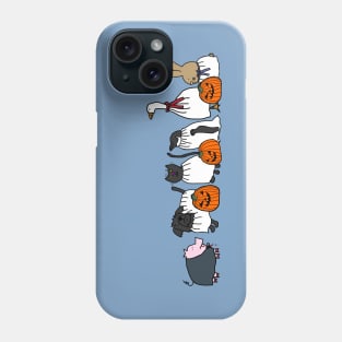 Pumpkin Head Ghost Animals Halloween Party Phone Case