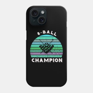 8-ball pool champion - billiards sunset Phone Case