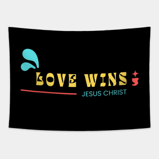 Love Wins | Jesus Christ Tapestry