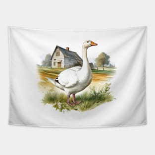 White Goose Tapestry