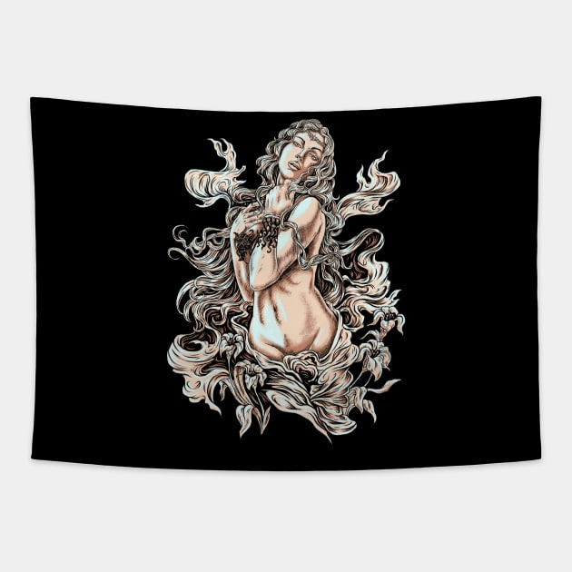 Aphrodite Tapestry by Johanrahadi