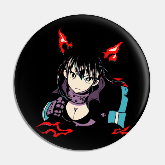 Fire Force Anime Characters Tamaki Tamaki Fire Force Pin Teepublic tamaki