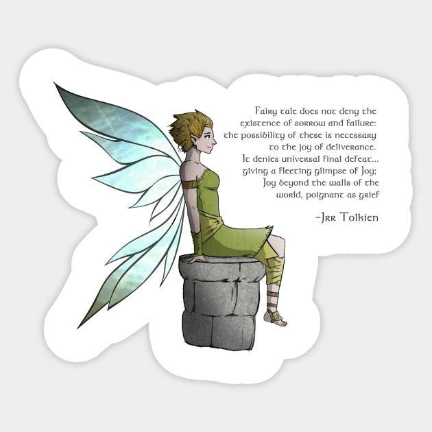 Fairy Tale - Quotes - Sticker