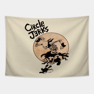 vintage retro circle jerks Tapestry